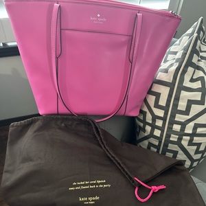 Authentic Kate Spade Shocking Pink Tote